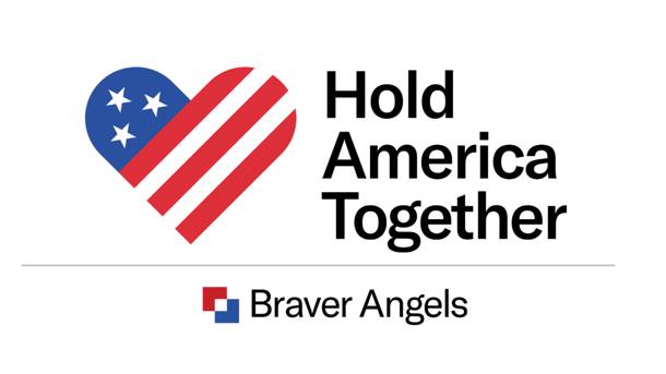 the text "Hold America Together" with the Braver Angels logo.